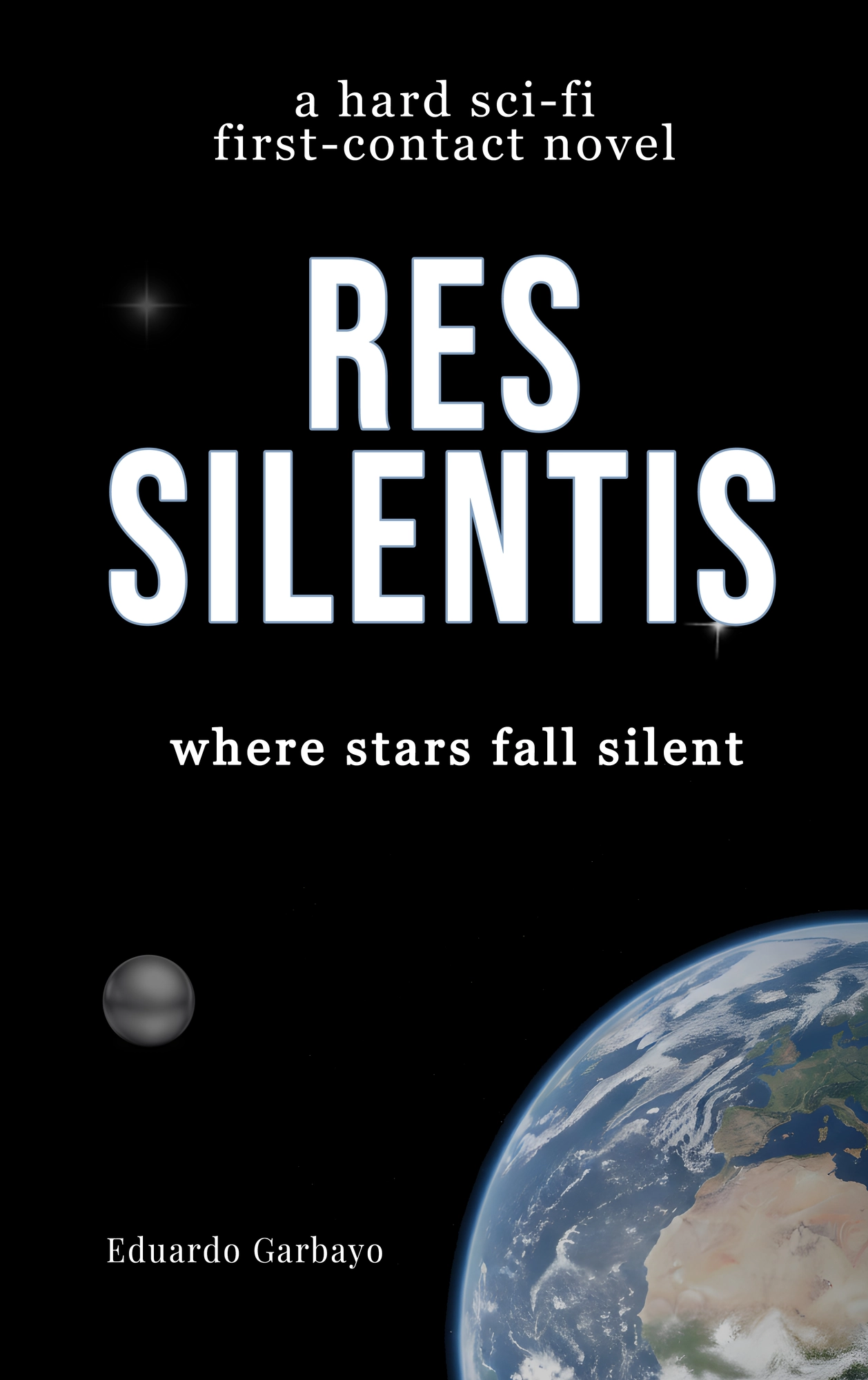 Res Silentis - where stars fall silent - Eduardo Garbayo - cover